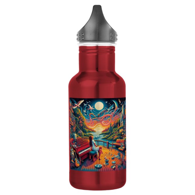 Dreamy Riverfront Harmonie Edelstahlflasche (Links)