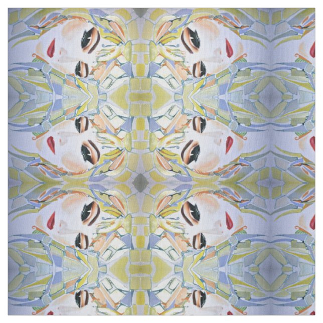 Dreamy Romantic modische Utopian Girl Stoff (Muster)