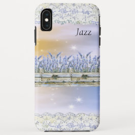 Dreamy Sky, Stars, Imitate Lace & Blume Case-Mate iPhone Hülle