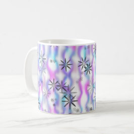 Dreamy Starburst Waves Pattern Kaffeetasse