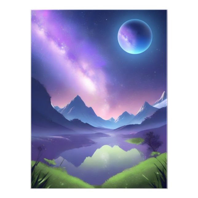 Dreamy Starry Night Fotodruck (Vorne)
