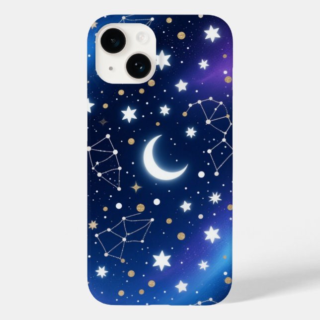 Dreamy Starry Night Sky - Celestial C Case-Mate iPhone Hülle (Rückseite)