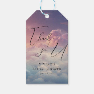Dreamy Sunset Cloud Nine Brautparty Vielen Dank Geschenkanhänger