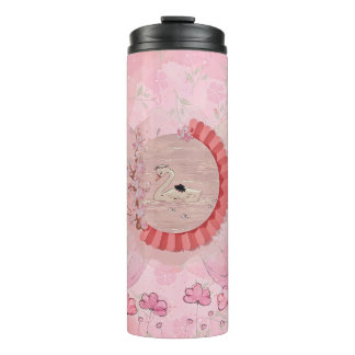 Dreamy Swan Thermal Tumbler Thermosbecher
