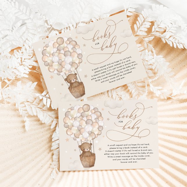 Dreamy Teddy Bear Hot Air Ballon Bücher für Baby Begleitkarte (Von Creator hochgeladen)