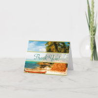 Dreamy Tropical Beach Hochzeit Vielen Dank