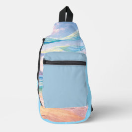 Dreamy Tropical Paradise Crossbody Bag