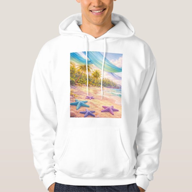 Dreamy Tropical Paradise Hoodie (Vorderseite)