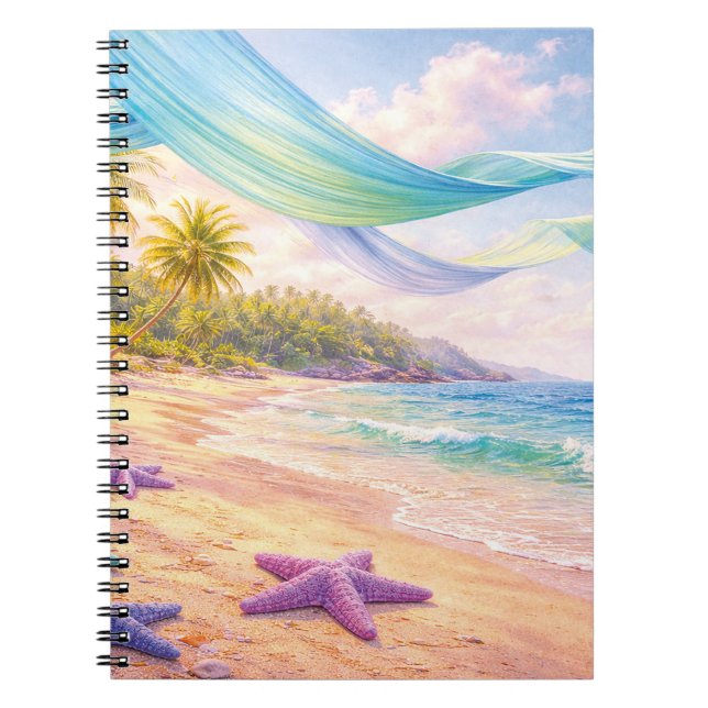 Dreamy Tropical Paradise Notizblock (Vorderseite)