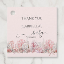 Dreamy under Sea Baby Shower Geschenkanhänger