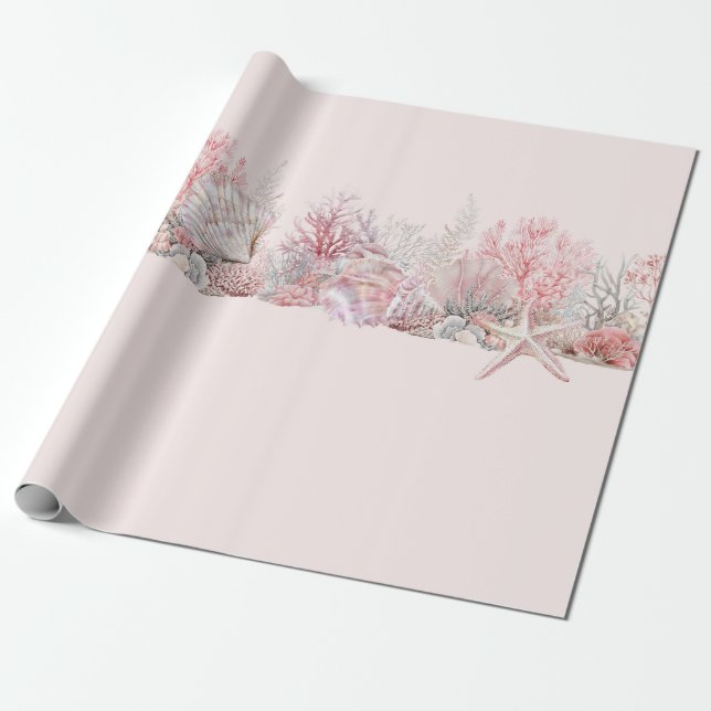 Dreamy under Sea Baby Shower Geschenkpapier (Ungerollt)