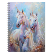 Dreamy Unicorn Notebook: Pastellmagische Fantasie