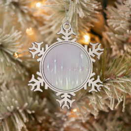 Dreamy Venice Italien Schneeflocken Zinn-Ornament