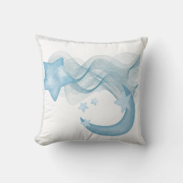 Dreamy Watercolor Abstract Fleece Blanket Kissen