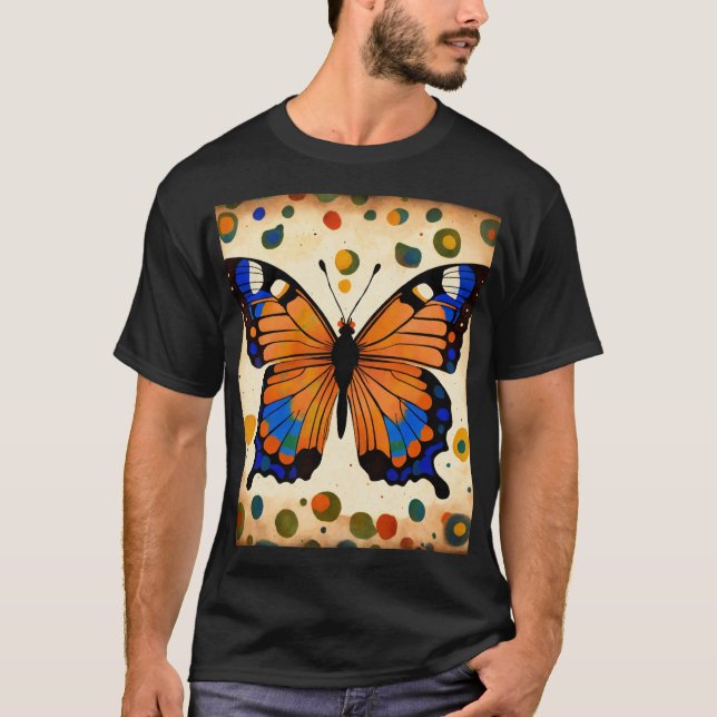 Dreamy Watercolor Butterfly T - Shirt Design (Vorderseite)