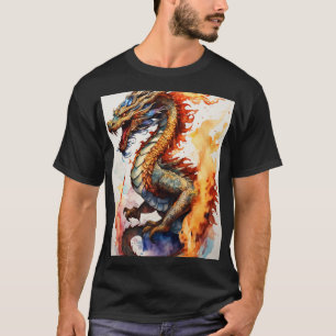 Dreamy Watercolor Dragon T - Shirt