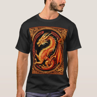 "Dreamy Watercolor Dragon T - Shirt Design"