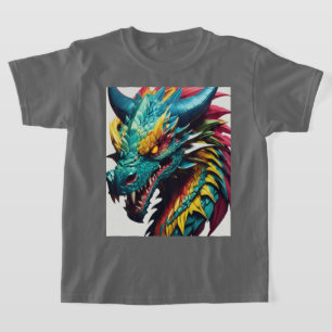 Dreamy Watercolor Dragon T - Shirt Design
