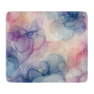 Dreamy Watercolor Kunstvoll wandern Schneidebrett