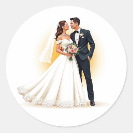 Dreamy Wedding Couple Sticker Set