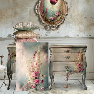 Dreamy Whimsical Vase & Floral Still Life Seidenpapier