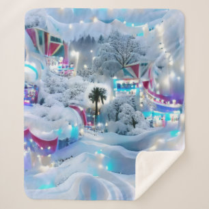 Dreamy Winter Wonderland Lights Sherpadecke