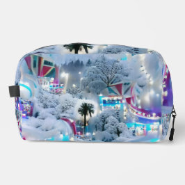 Dreamy Winter Wonderland Lights Waschbeutel