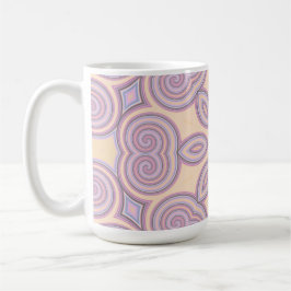 Dreamy Wirbel - Pastellpsychedelisches Muster Kaffeetasse