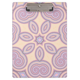Dreamy Wirbel - Pastellpsychedelisches Muster Klemmbrett