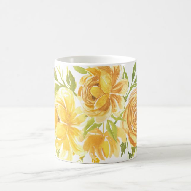 Dreamy Yellow Rose Kaffeetasse (Mittel)