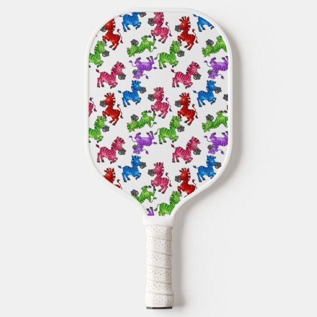 Dreamy Zebra World Pickleball Schläger (Vorderseite)