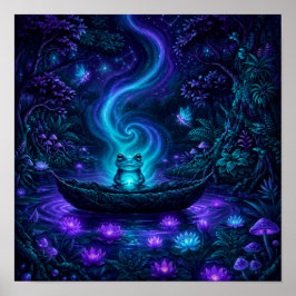 DreamyForestFrog Poster