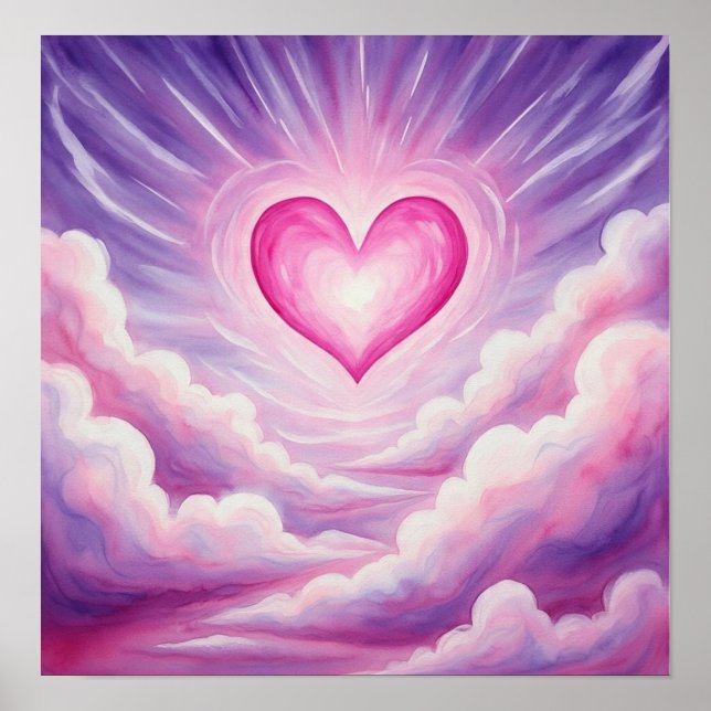 DreamyGlowHeart Poster (Vorne)