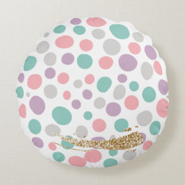 'DreamyPastels' Rundes Kissen