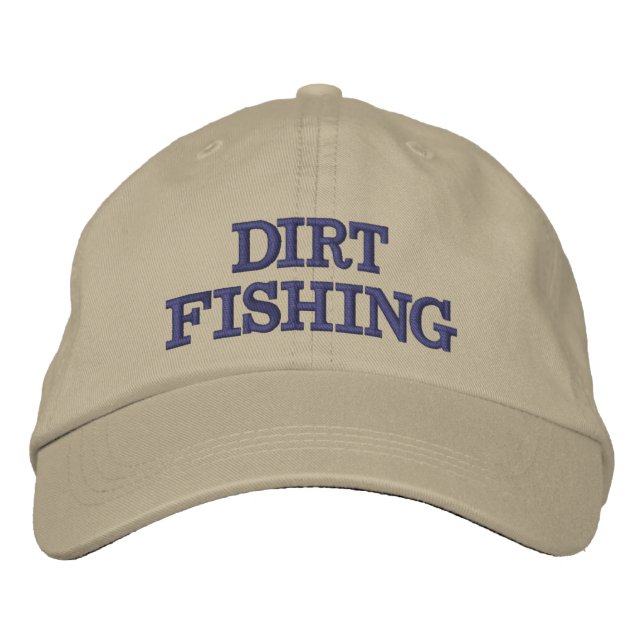Dreck Fishing Metal Detection Ball Cap Bestickte Baseballkappe (Vorderseite)
