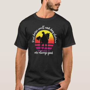 Dreck Pferd Hund Scheune Landwirt Besitzer Tier T-Shirt