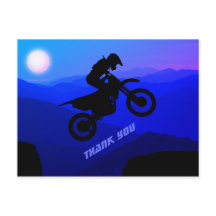 Dreckiges Motorrad Vollmond Nachtfahrt Motocross D