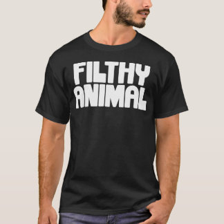 Dreckiges Tier Lustiges Weihnachtsfest T-Shirt