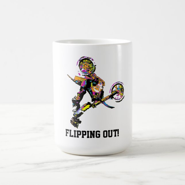Dreh aus! - Freestyle Motocross Stunt Kaffeetasse (Mittel)