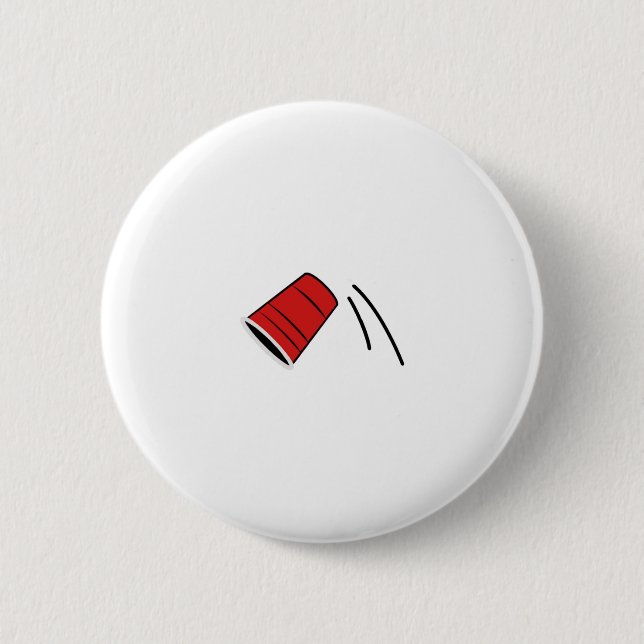 Dreh Cup Drink Games Spaß Funny Button (Vorderseite)