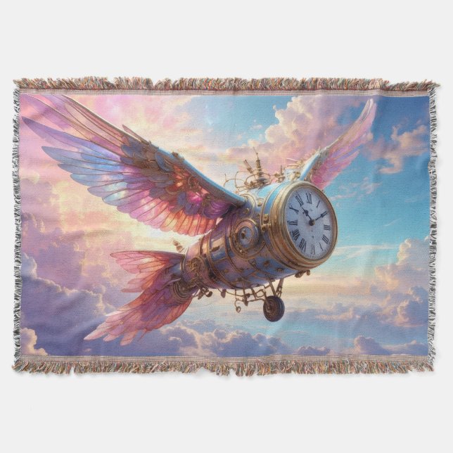 Dreh-Decke mit fantastischer Flügel- und Uhrenfläc Decke (Vorderseite)