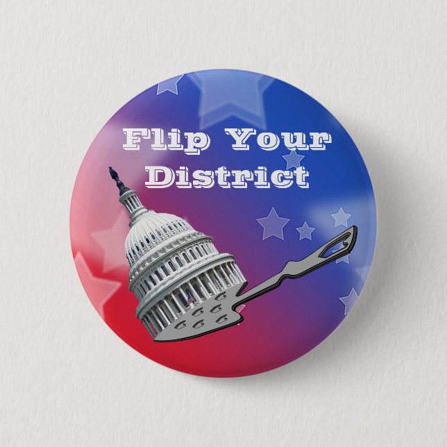 Dreh Deine District Vote 2026 Button (Vorderseite)