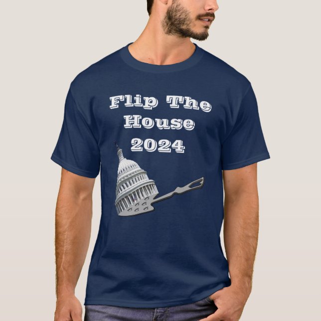 Dreh der Abstimmung im Plenum Blue 2024 T-Shirt (Vorderseite)