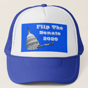 Dreh der Senatsabstimmung Blue 2020 Truckerkappe