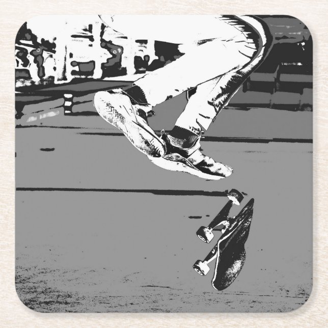 Dreh des Verwaltungsrats Rechteckiger Pappuntersetzer (Vorderseite)