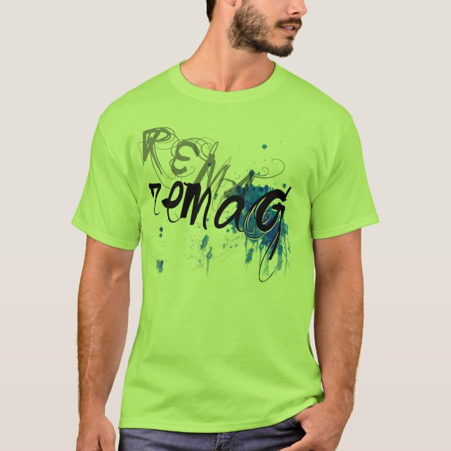 Drehbeschleunigungs-Effekt T-Shirt (Vorderseite)