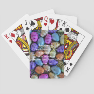 Drehbuch für Osterspielkarten Spielkarten