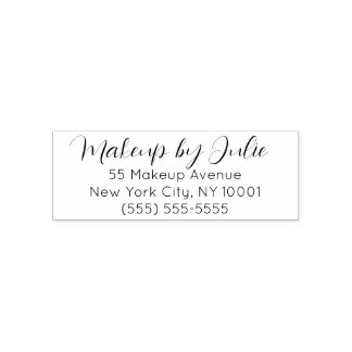 Drehbuch Makeup Studio Name Rücksendeadresse Permastempel