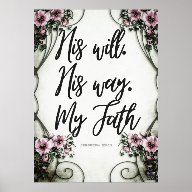 Drehbuch Poster Jeremiah 29:11 (Vorne)