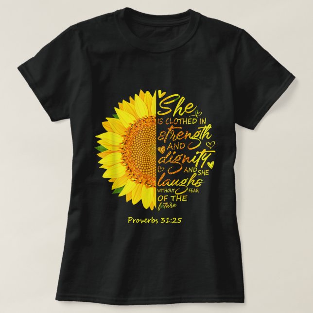Drehbuch Religiöse Christliche Bibel Verse Sunfloe T-Shirt (Design vorne)